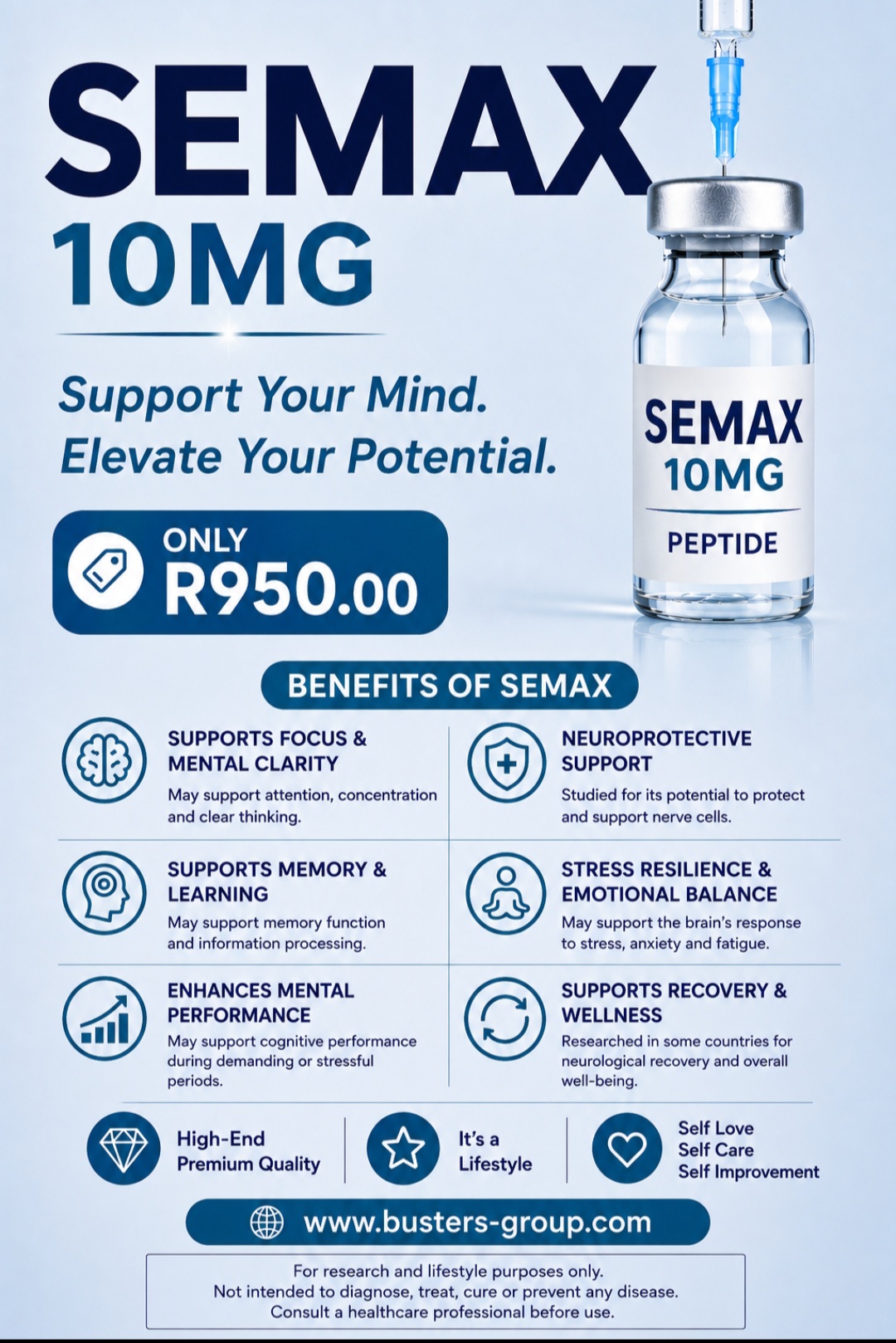 SEMAX 10MG – Peptide